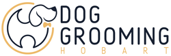 dog grooming hobart logo